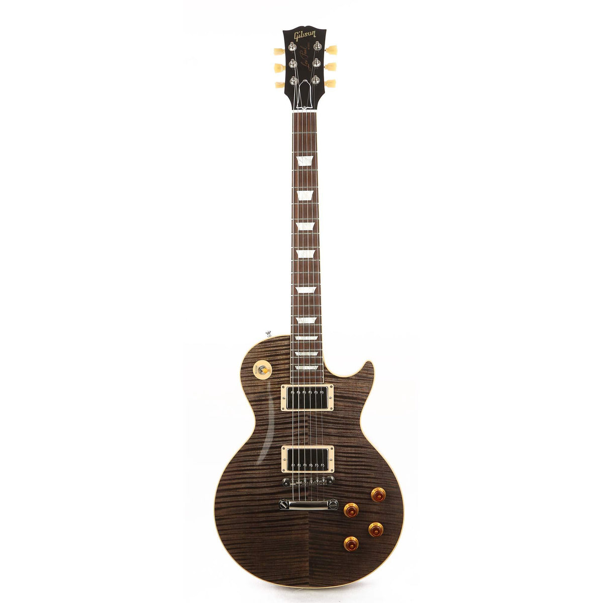 Gibson Custom Shop Les Paul Standard Flame Top Transparent Black 2017 — 2