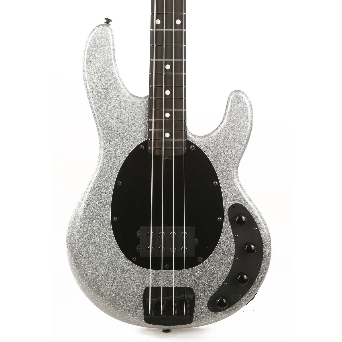 Ernie Ball Music Man StingRay 4 H Special Music Zoo 25th Anniversary Silver Sparkle — 1