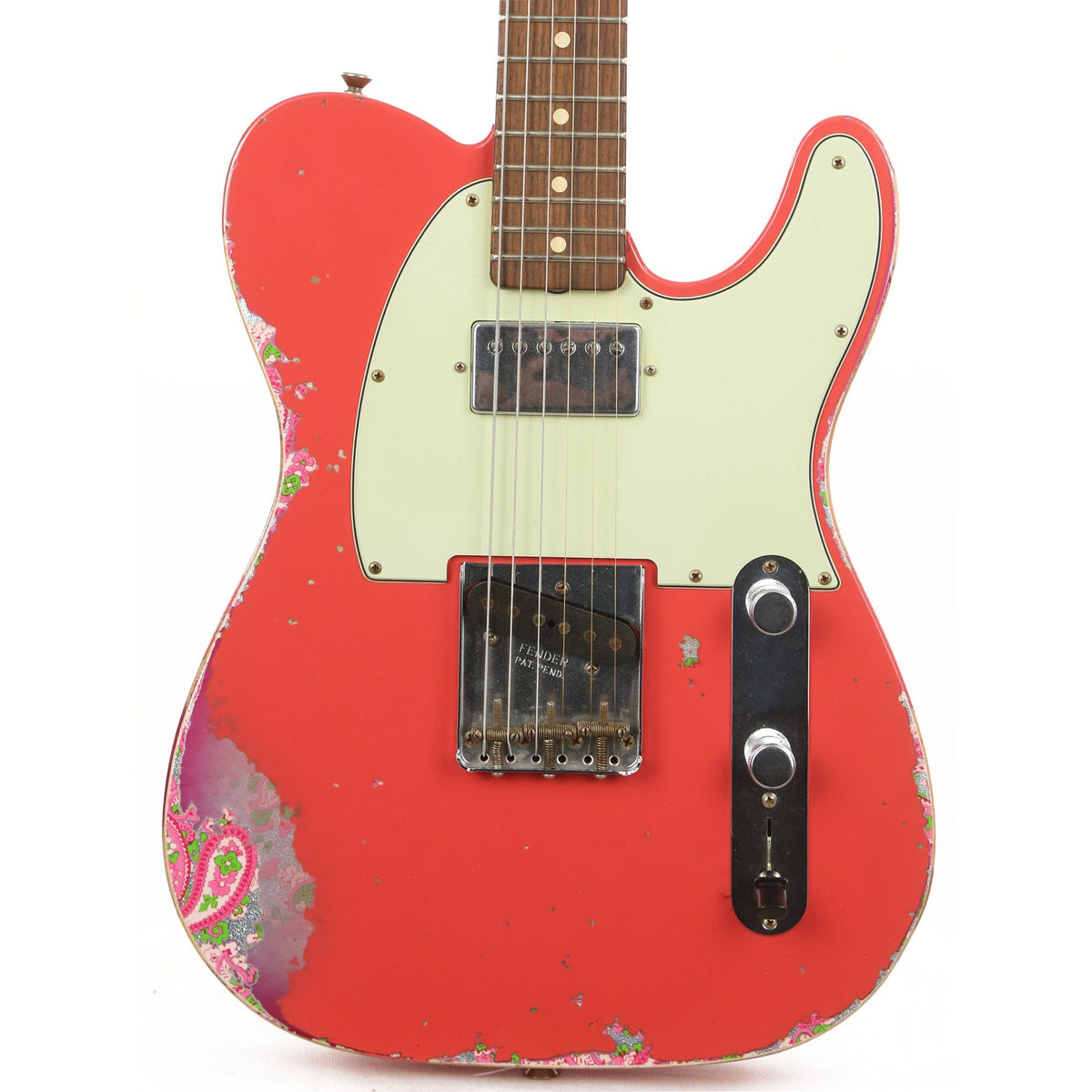 Fender Custom Shop Limited Edition '60s HS Telecaster Fiesta Red over Pink Paisley 2016 — 1