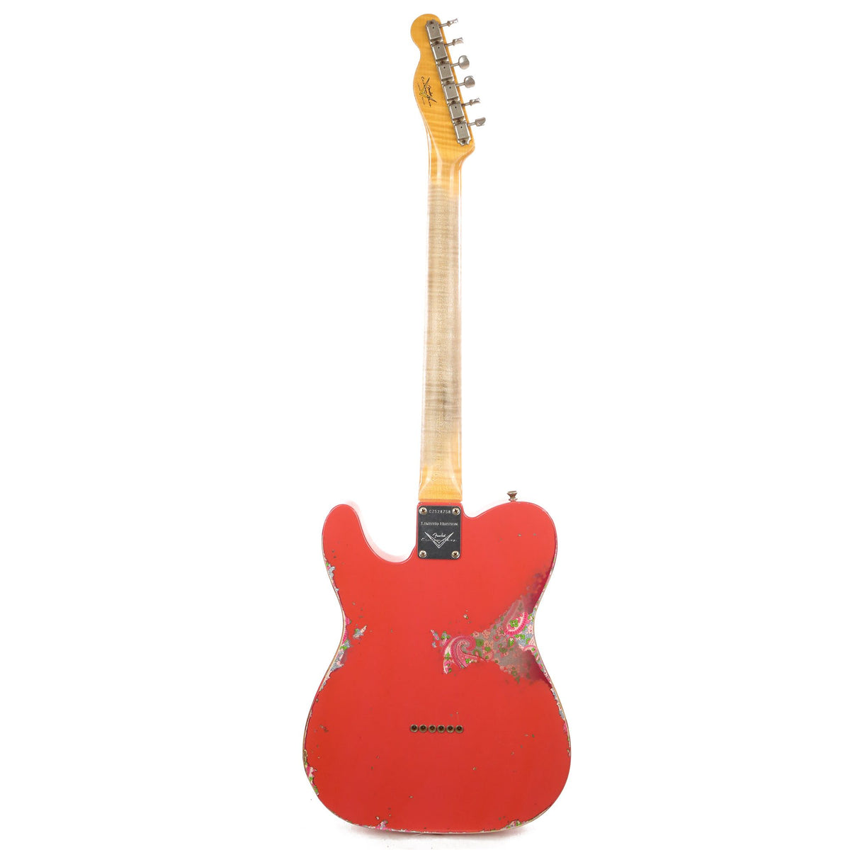 Fender Custom Shop Limited Edition '60s HS Telecaster Fiesta Red over Pink Paisley 2016 — 3