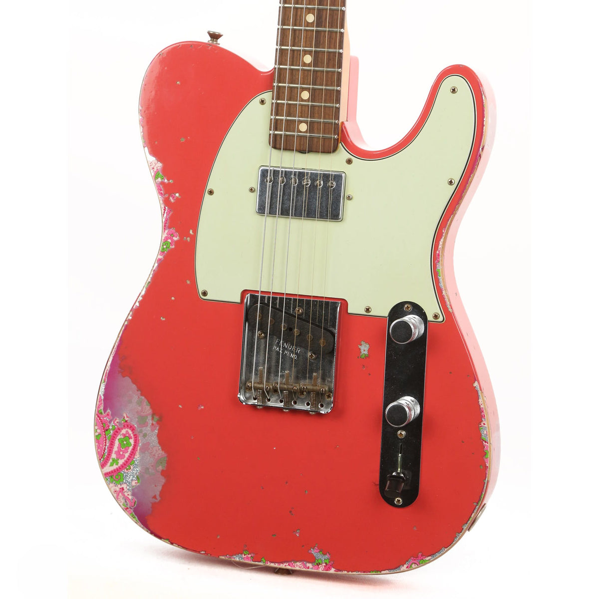 Fender Custom Shop Limited Edition '60s HS Telecaster Fiesta Red over Pink Paisley 2016 — 6