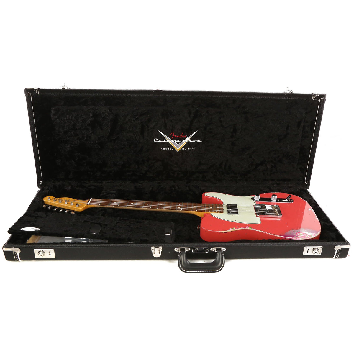 Fender Custom Shop Limited Edition '60s HS Telecaster Fiesta Red over Pink Paisley 2016 — 9