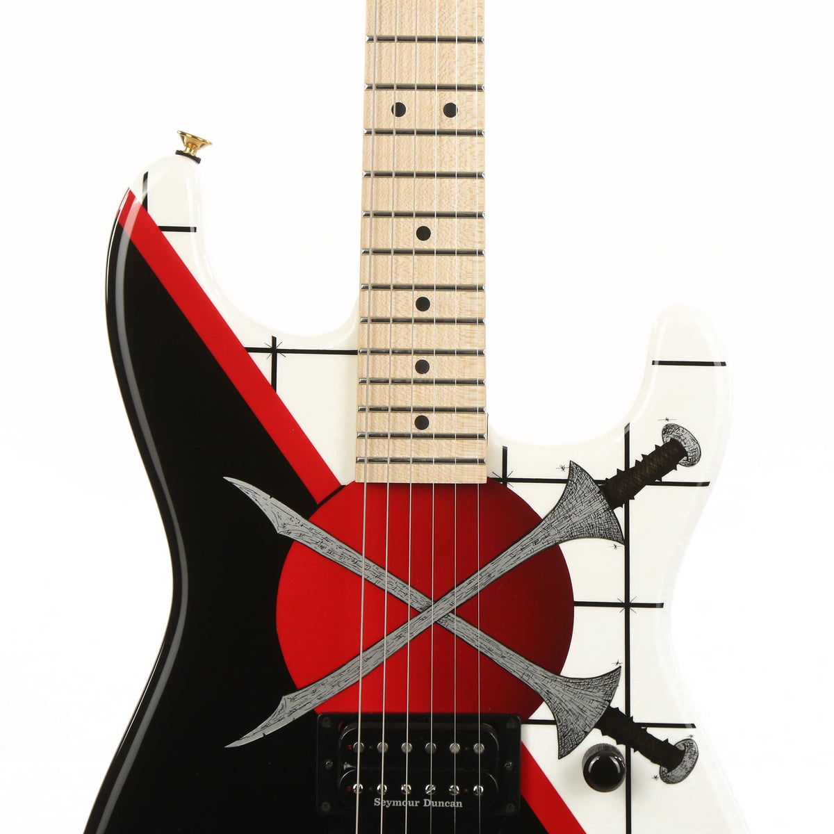Charvel Custom Shop Warren DeMartini San Dimas Crossed Swords Graphic 2019 — 7