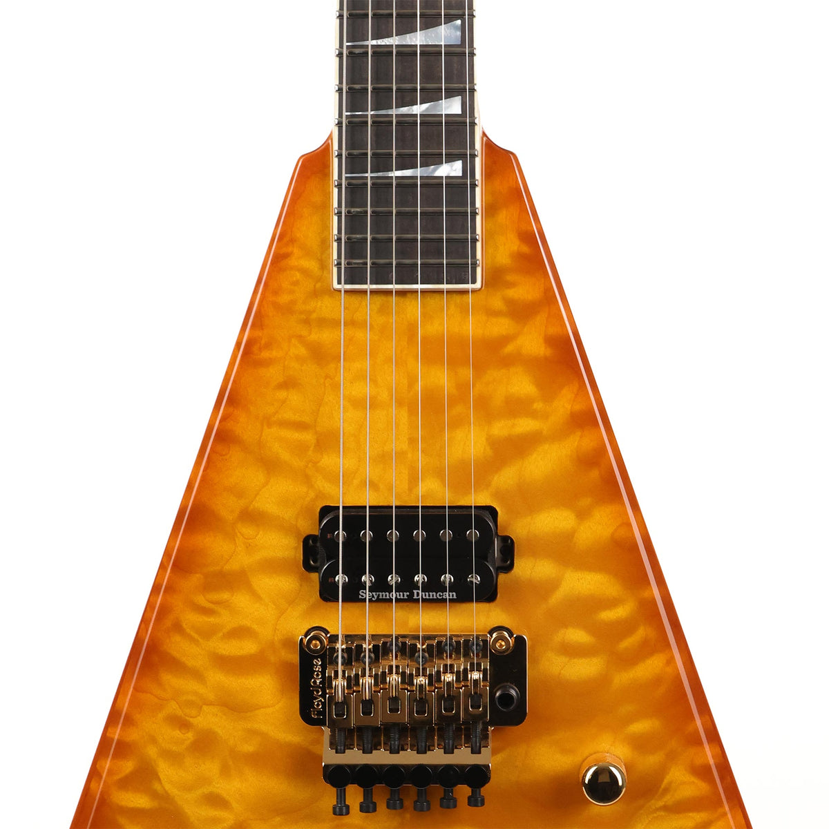 Jackson Custom Shop King V Transparent Amber — 6