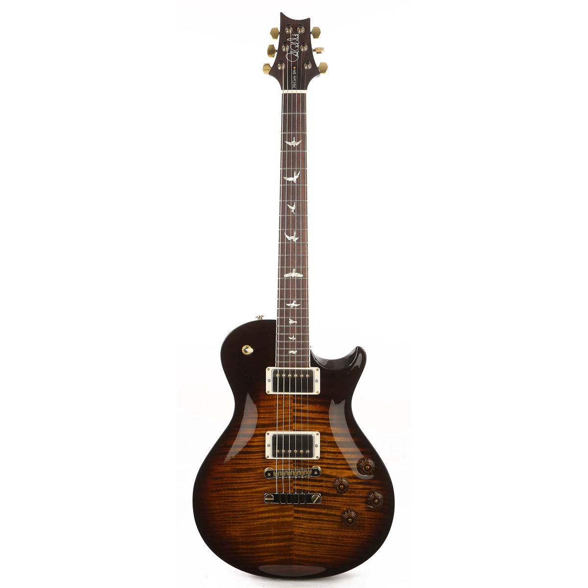 PRS McCarty Singlecut 594 10-Top Black Gold Wrap — 2