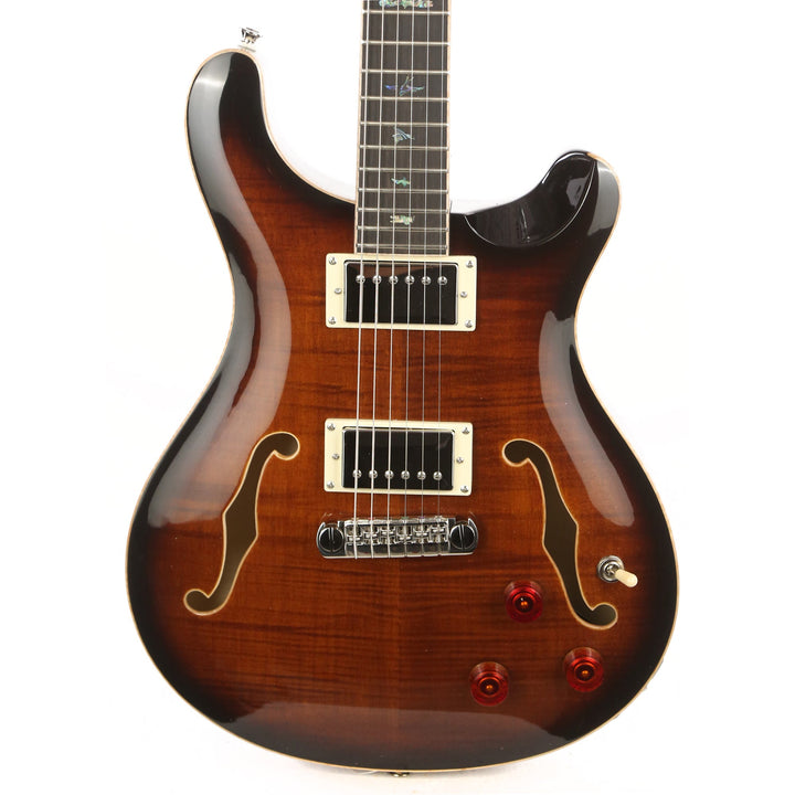 PRS SE Hollowbody II Piezo Black Gold Burst