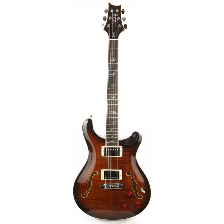 PRS SE Hollowbody II Piezo Black Gold Burst