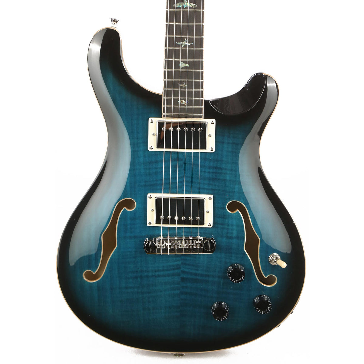 PRS SE Hollowbody II Piezo Peacock Blue — 1