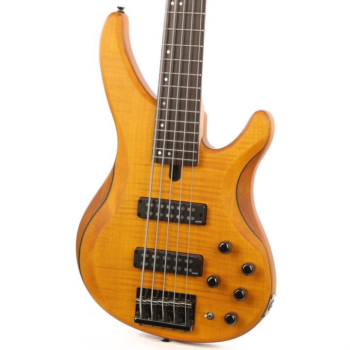 Yamaha TRBX605FM 5-String Electric Bass Matte Amber Used