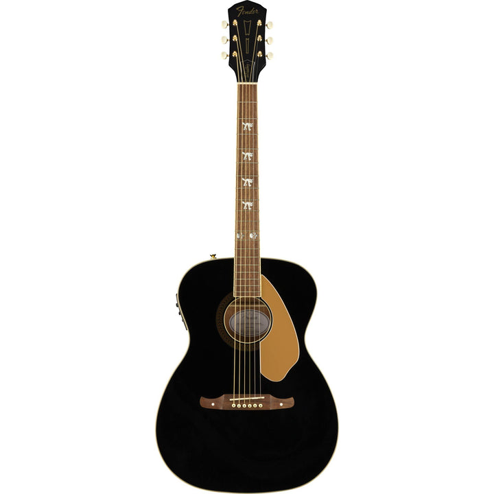 Fender Tim Armstrong 10th Anniversary Hellcat Acoustic-Electric Black Used Top-Crack As Is