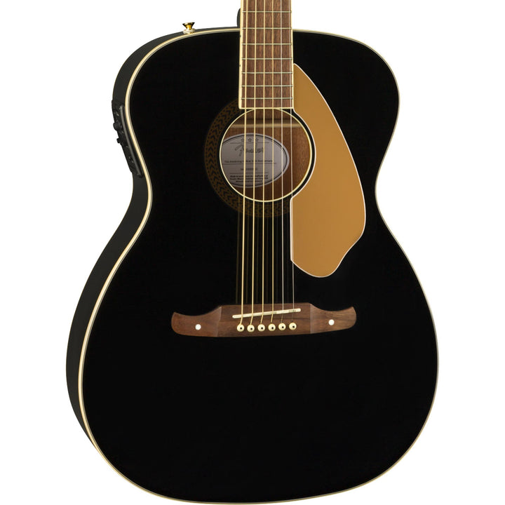 Fender Tim Armstrong 10th Anniversary Hellcat Acoustic-Electric Black Used Top-Crack As Is