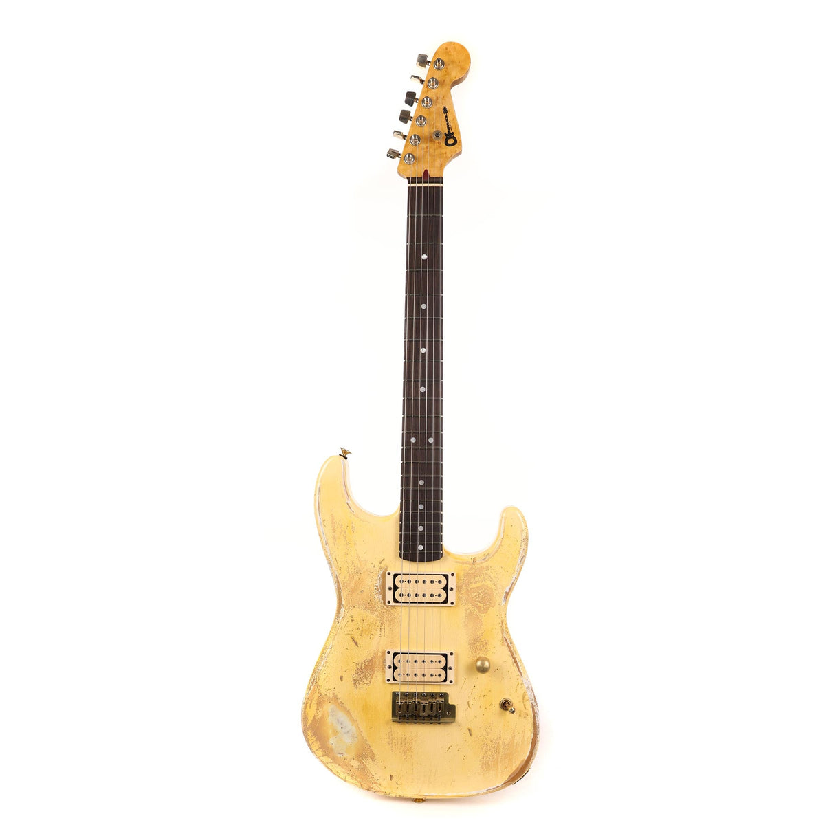 Charvel Custom Shop San Dimas Nitro Aged Vintage White — 2