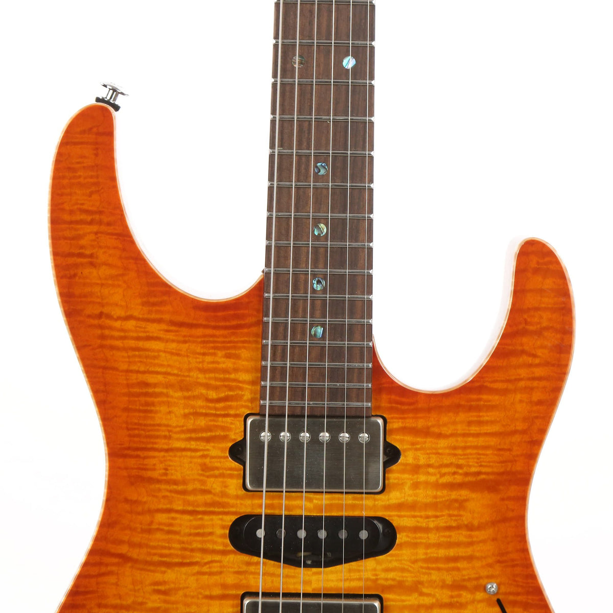 Suhr Custom Modern HSH Honey Amber Burst 2018 — 6