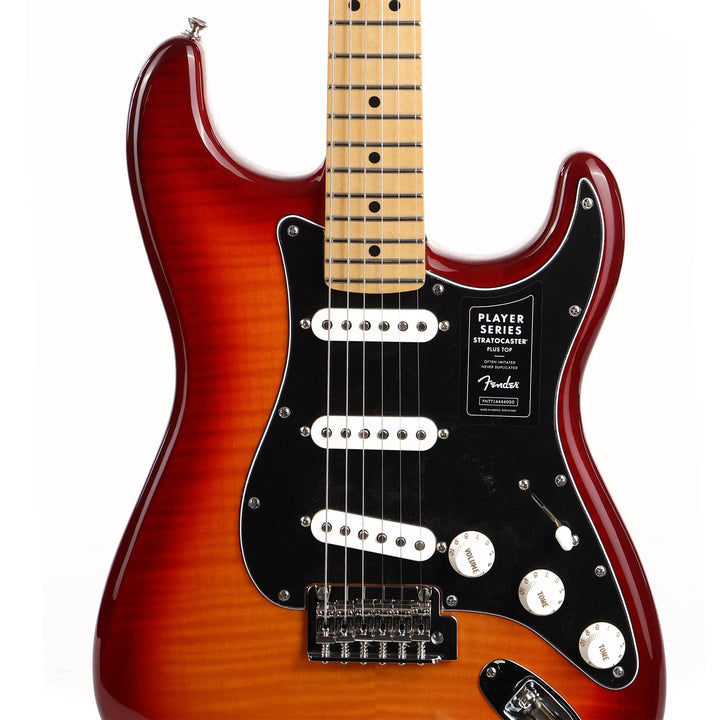Fender Player Stratocaster Plus Top Aged Cherry Burst Used
