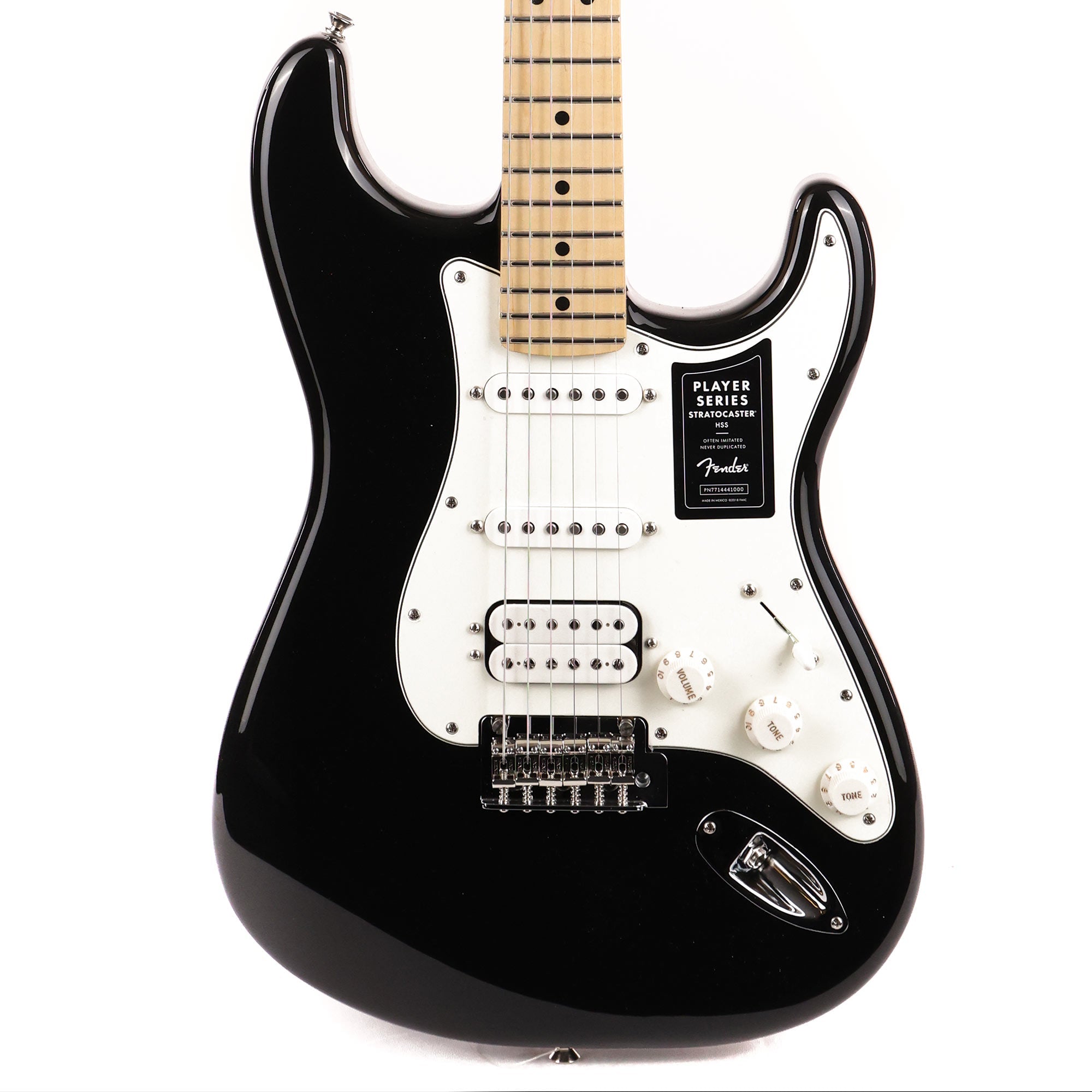 【最終値下】Fender Player Stratcaster HSS BLK Fender Player Stratocaster HSS Maple Fingerboard Limited-Edition