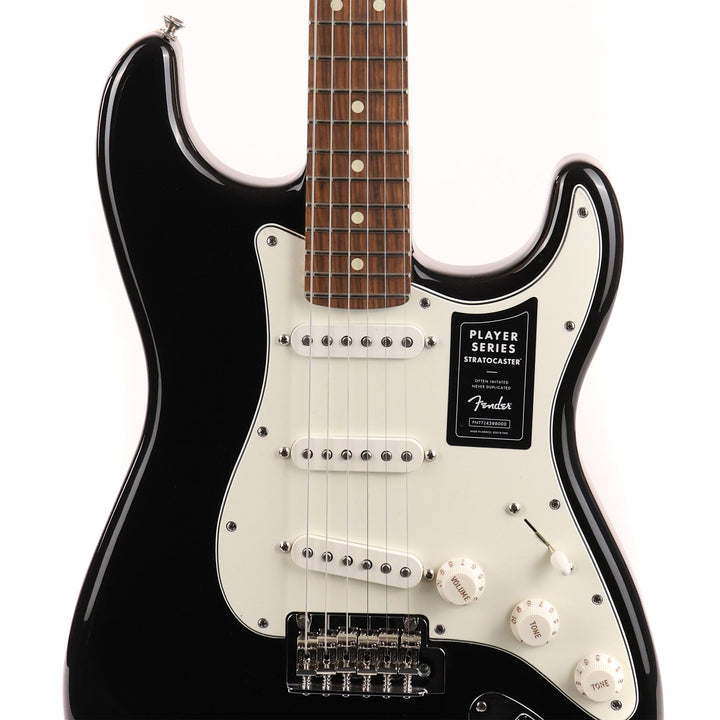 Fender Player Stratocaster Black Pau Ferro Fretboard Used