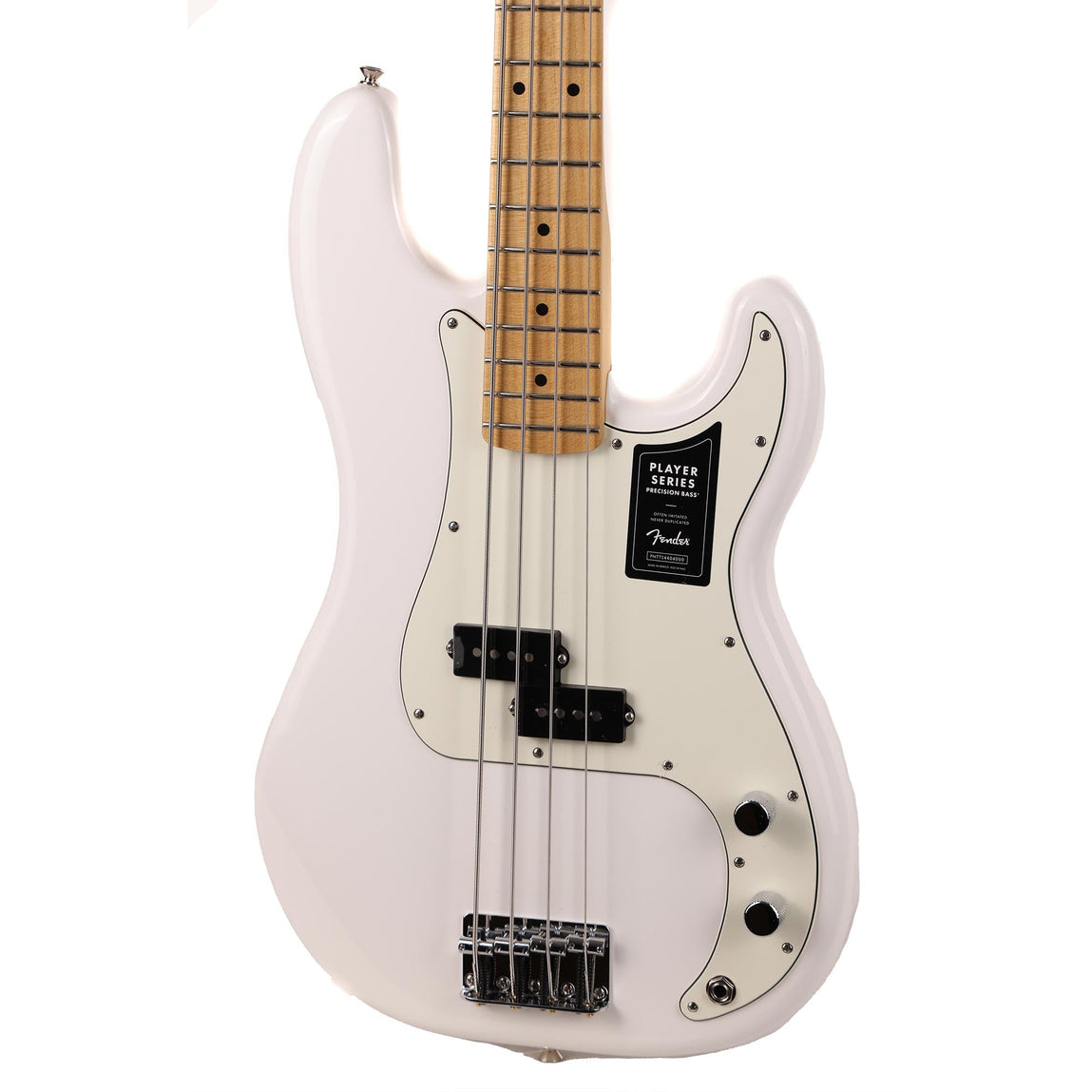 Fender Player Series Precision Bass Polar White | The Music Zoo