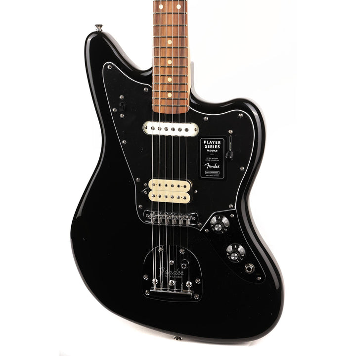 Fender Player Jaguar Black Pau Ferro Fretboard Used