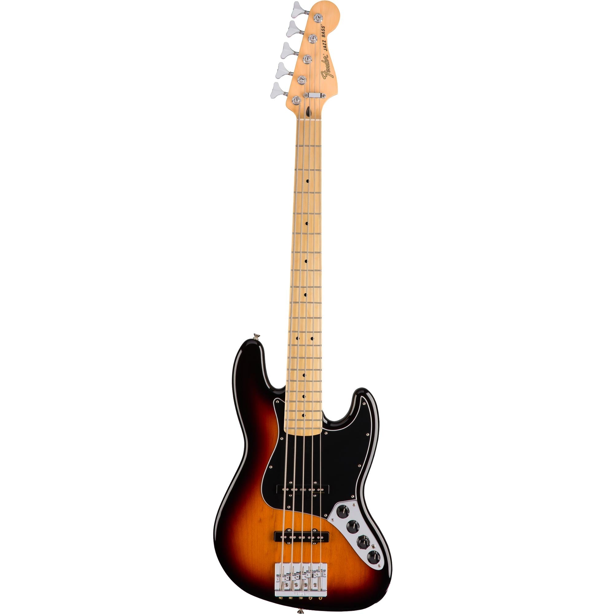 Fender Deluxe Active Jazz Bass V 3-Tone Sunburst | The Music Zoo