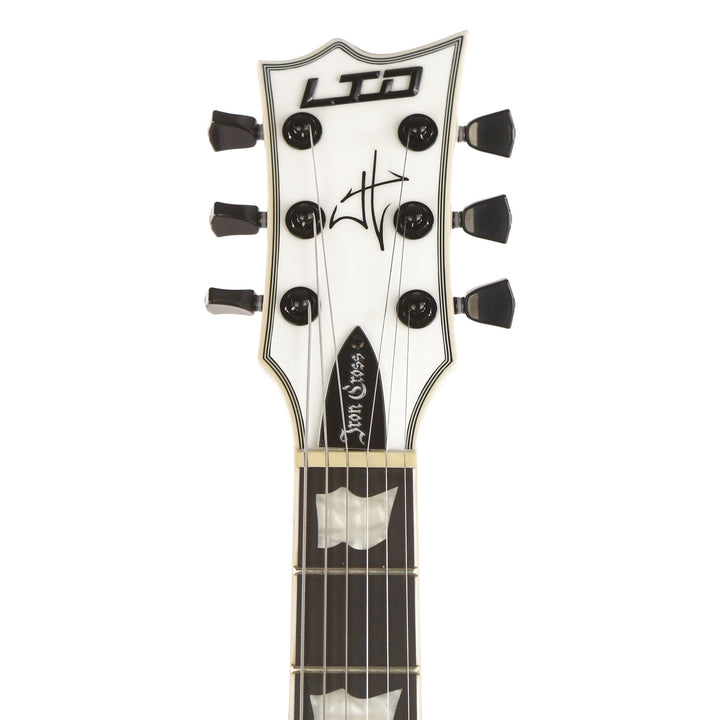 ESP LTD Iron Cross James Hetfield Signature Guitar Snow White Used