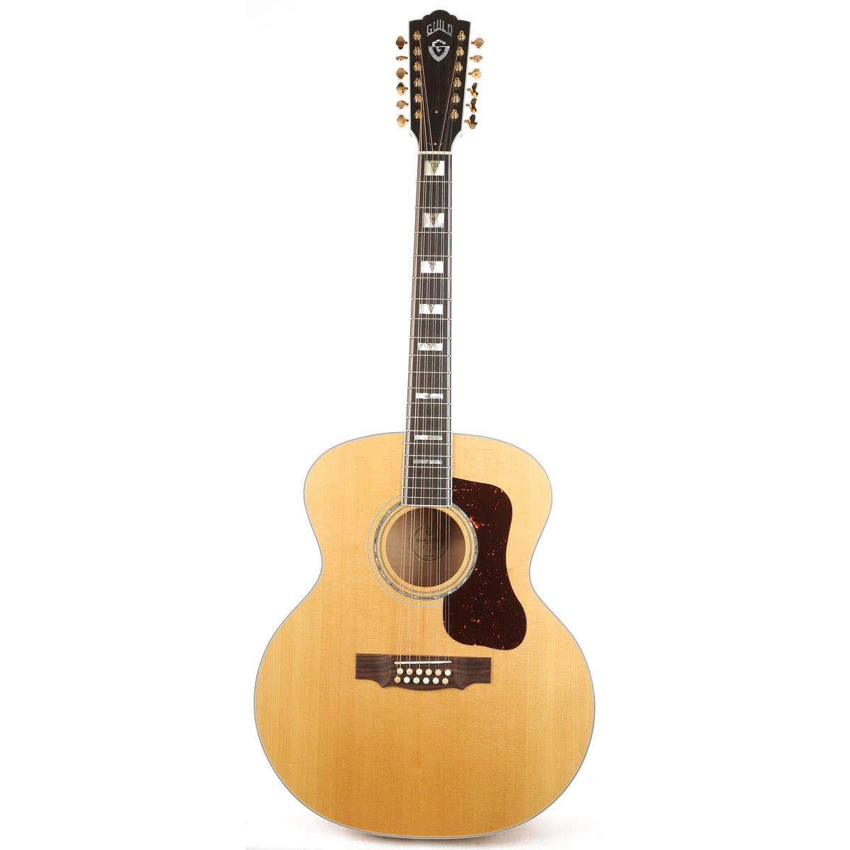 Guild F-512 Maple 12-String Acoustic Natural 2019 — 2