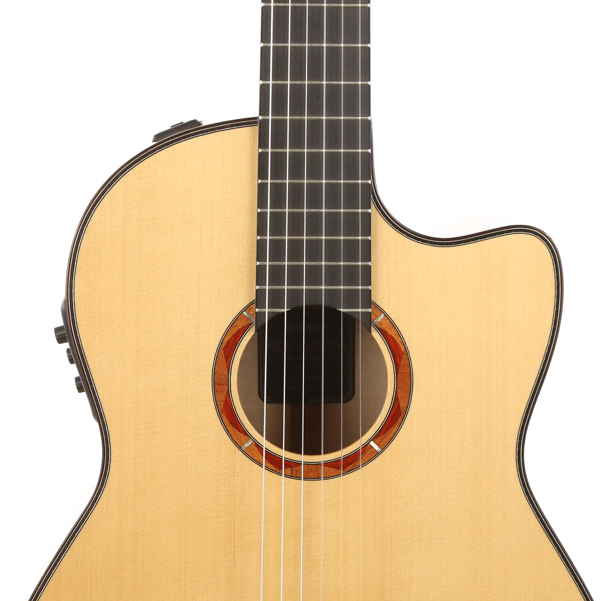 Yamaha NCX2000FM Acoustic-Electric Flame Maple Back and Sides — 6