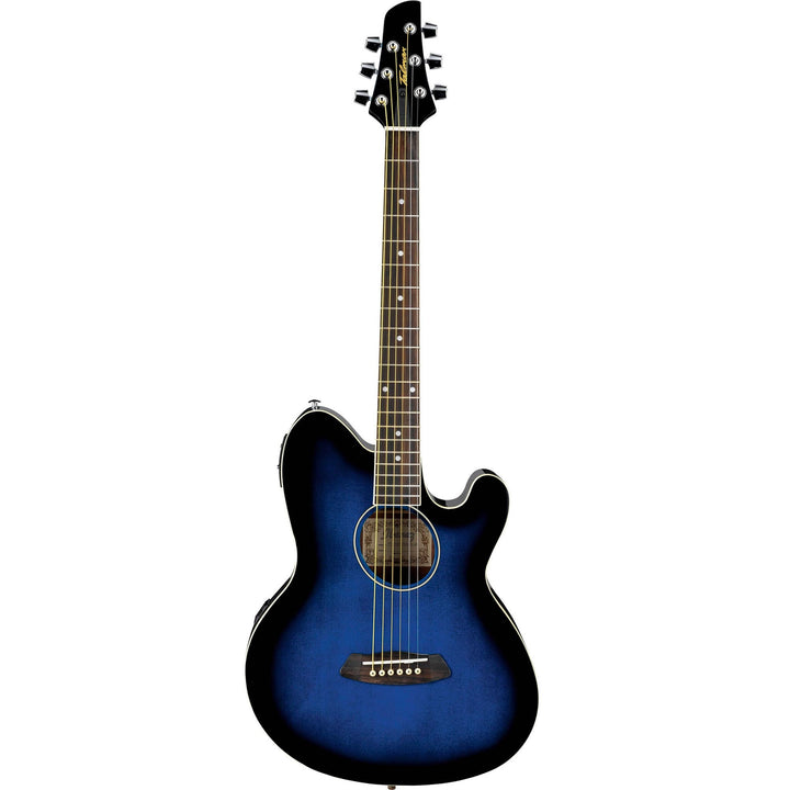 Talman TCY10 Acoustic/Electric Guitar Transparent Blue Sunburst