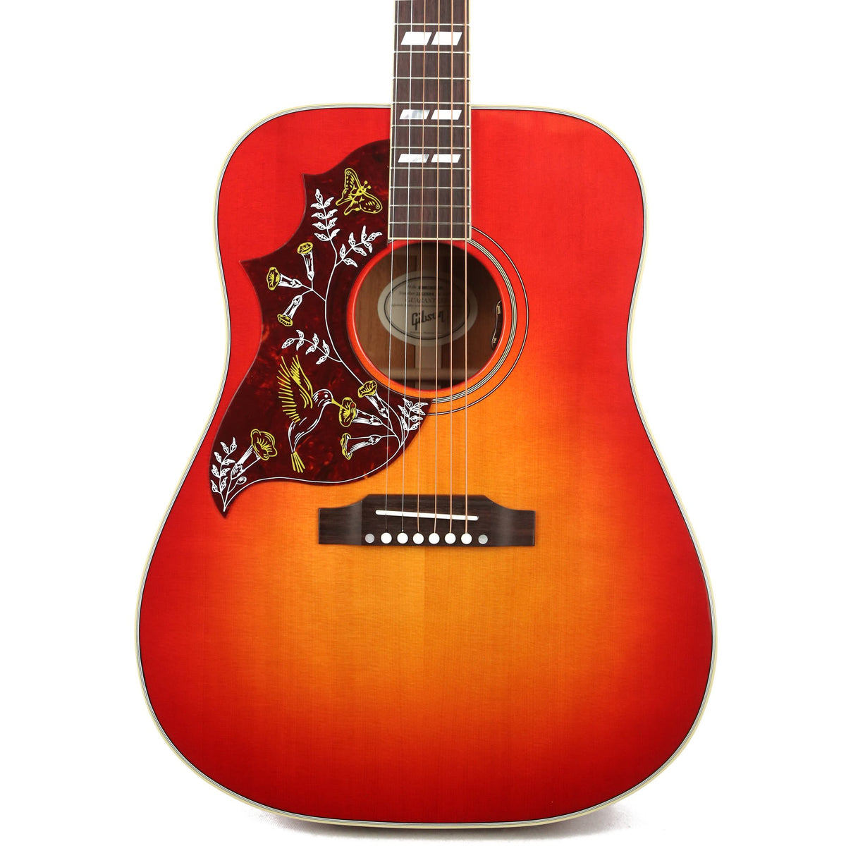 Gibson Hummingbird Acoustic-Electric Left-Handed Heritage Cherry — 1