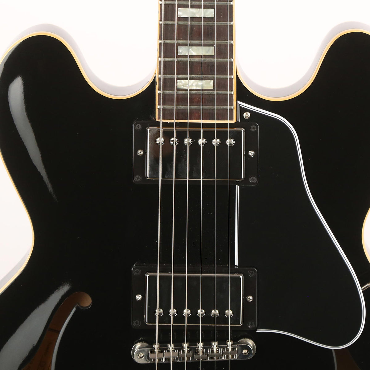 Gibson ES-335 Traditional Semi-Hollow Guitar Ebony 2017 — 6