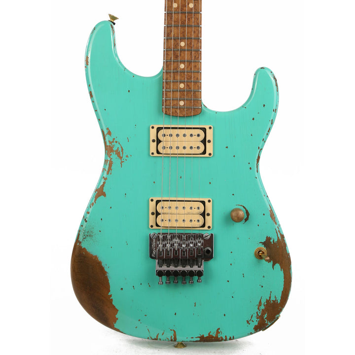 Charvel Custom Shop San Dimas Nitro Aged Roasted Alder Seafoam Green 2018