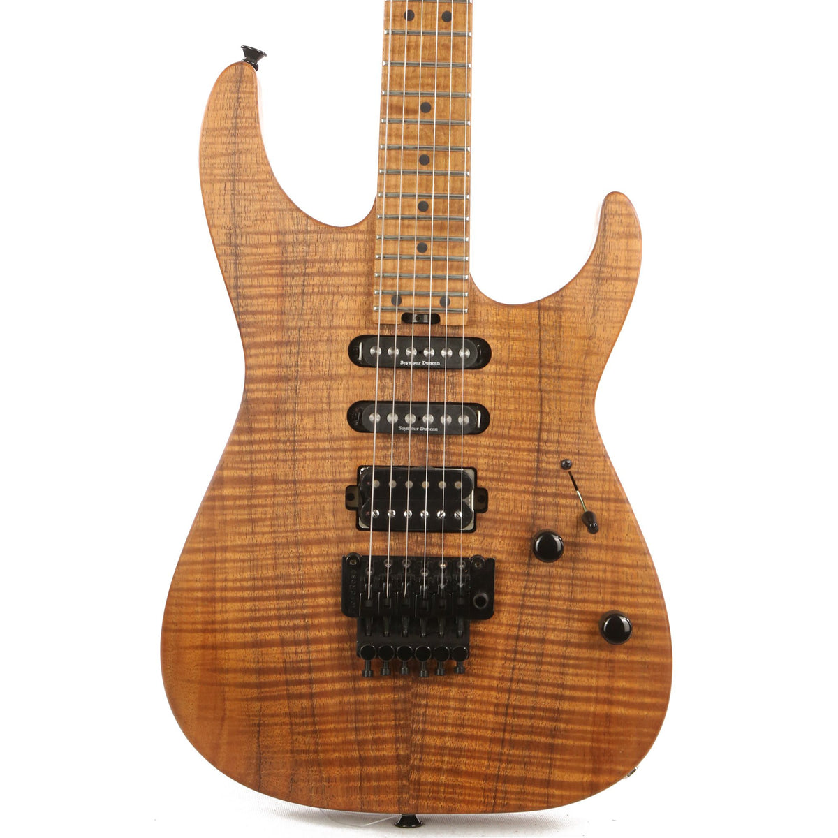 Charvel Custom Shop Dinky HSS Flame Koa 2015 — 1