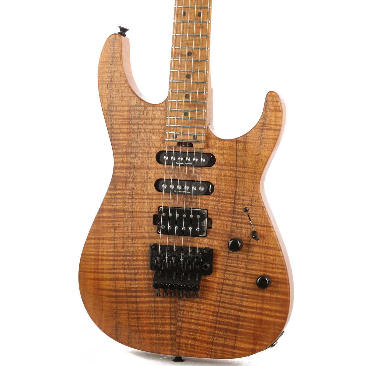 Charvel Custom Shop Dinky HSS Flame Koa 2015 — 7