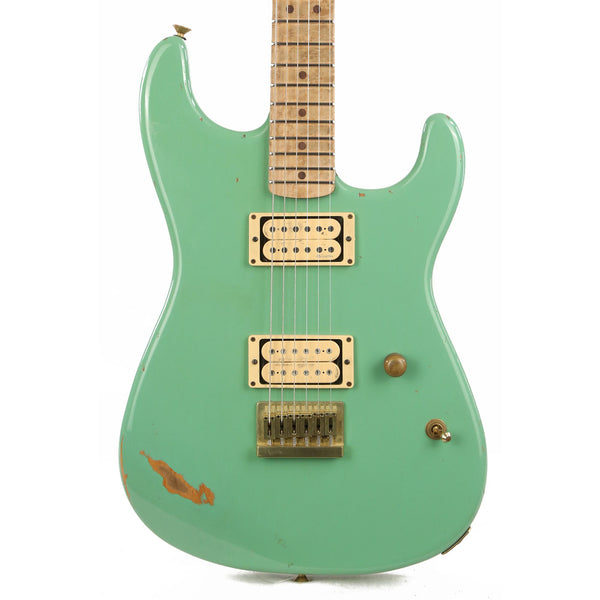 Charvel Custom Shop San Dimas Nitro Aged Hardtail Guitar Celadon Green 2014