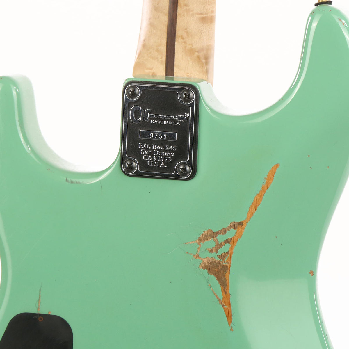 Charvel Custom Shop San Dimas Nitro Aged Hardtail Guitar Celadon Green 2014 — 6