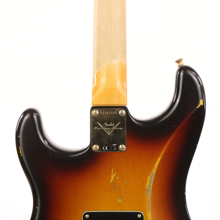 Fender Custom Shop  Stevie Ray Vaughan Signature Stratocaster Relic 3-Tone Sunburst 2020