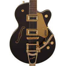 Gretsch G5655TG Electromatic Center Block Jr. Single-Cut with Bigsby and Gold Hardware Black Gold