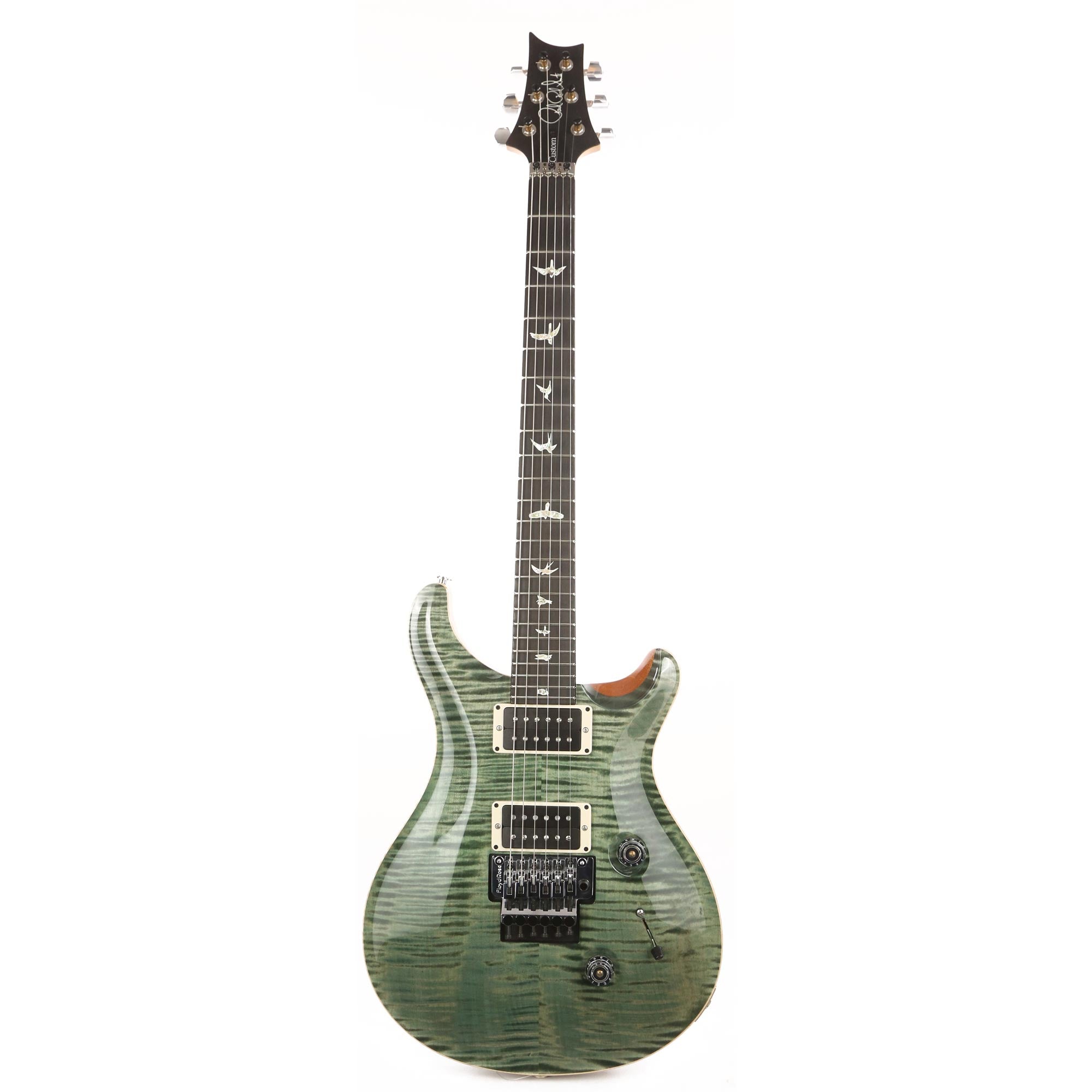 PRS Custom 24 Floyd 10-Top Trampas Green 2019 | The Music Zoo