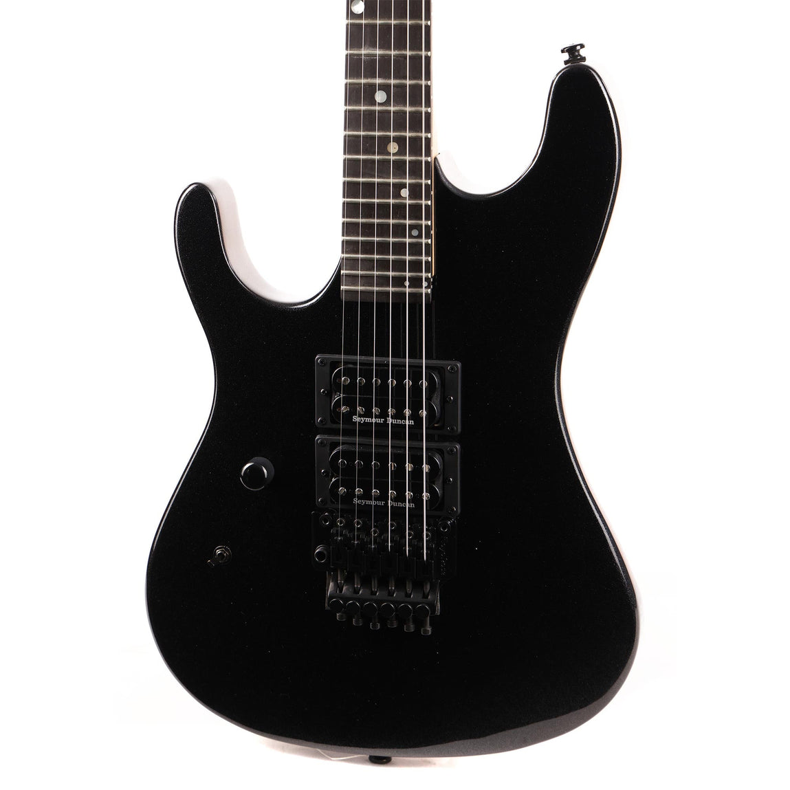 Kramer Nightswan Left-Handed Jet Black Metallic | The Music Zoo