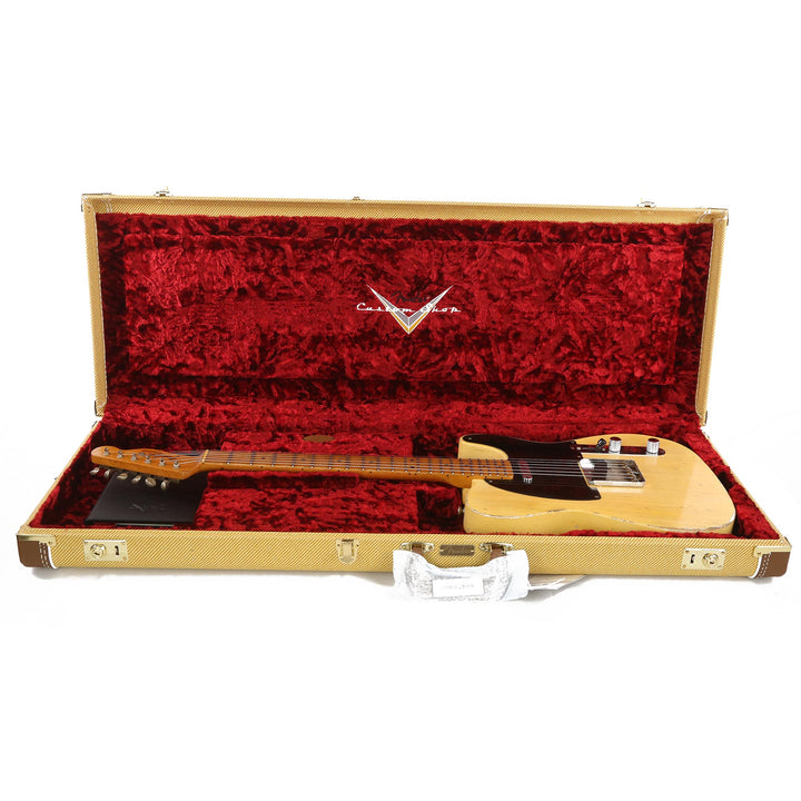 Fender Custom Shop 70th Anniversary Broadcaster Nocaster Blonde Relic Masterbuilt Carlos Lopez