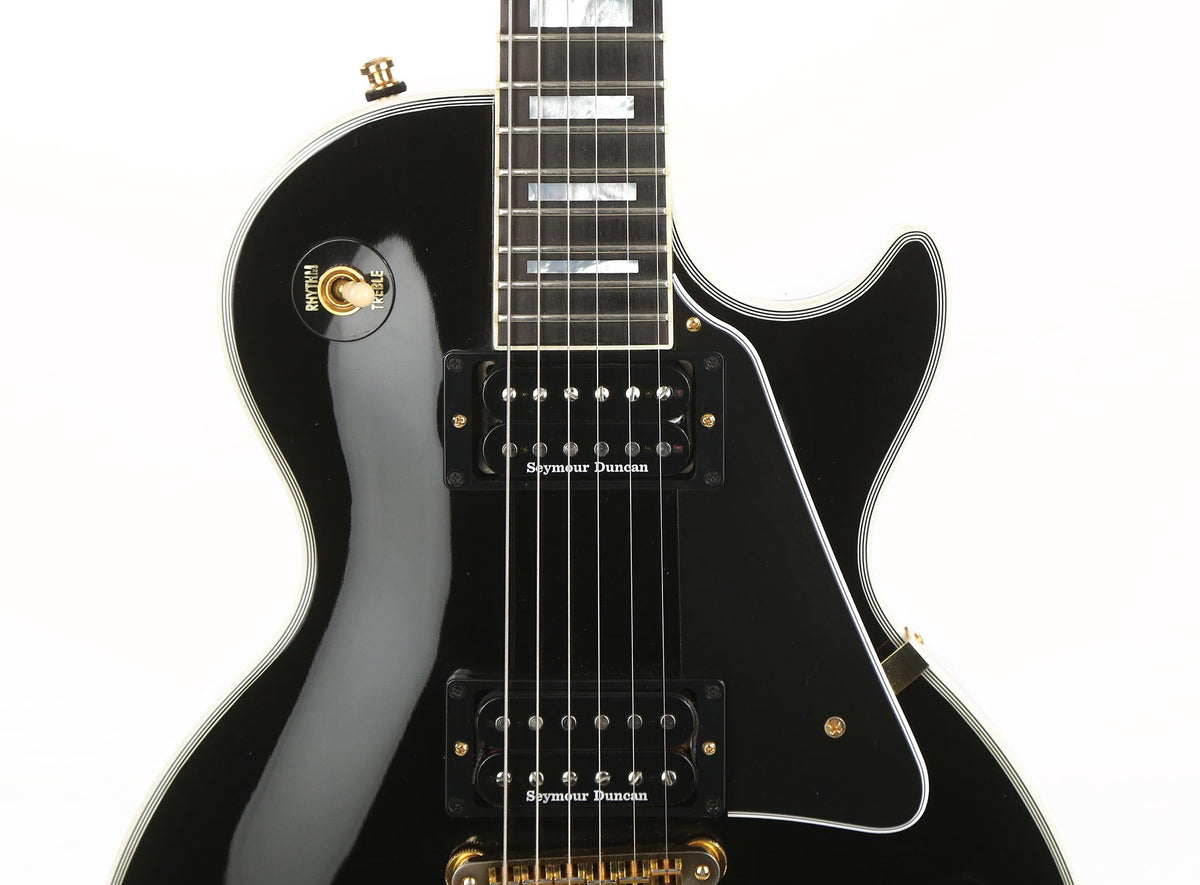 Gibson Custom Shop Les Paul Custom Ebony Gold Hardware 2011 — 6