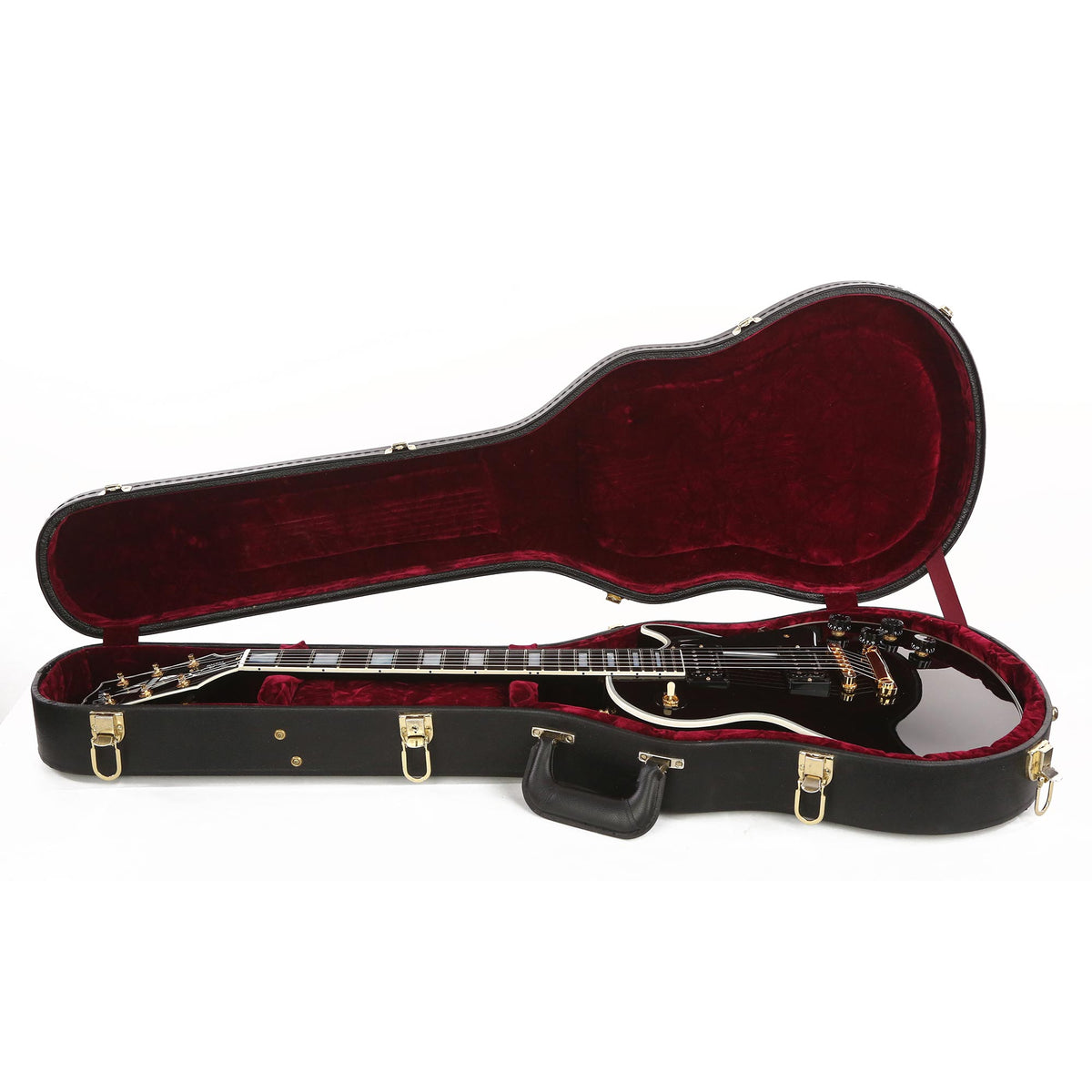 Gibson Custom Shop Les Paul Custom Ebony Gold Hardware 2011 — 7