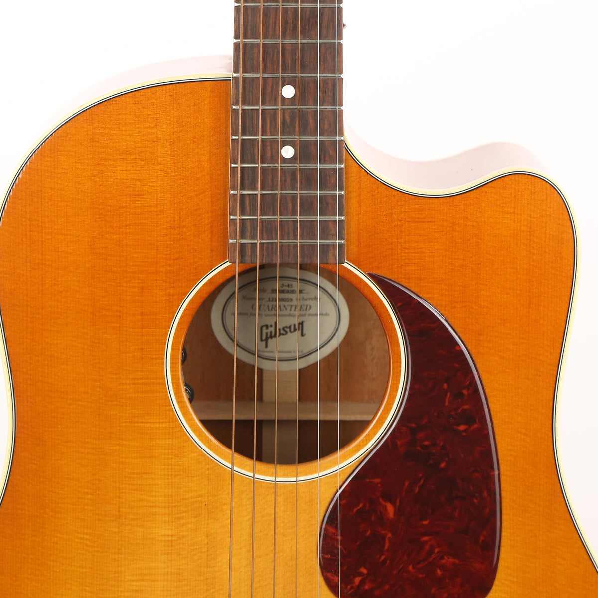 Gibson J-45 EC Honey Sunburst Acoustic-Electric 2018 — 7
