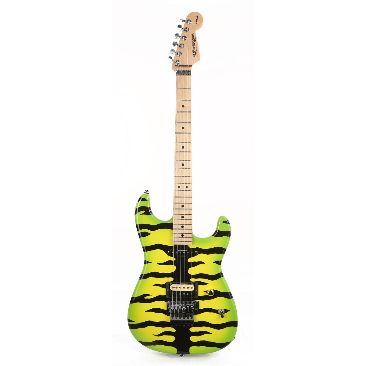 Performance Guitars Dan Lawrence Green Tiger Stripe Guitar — 2