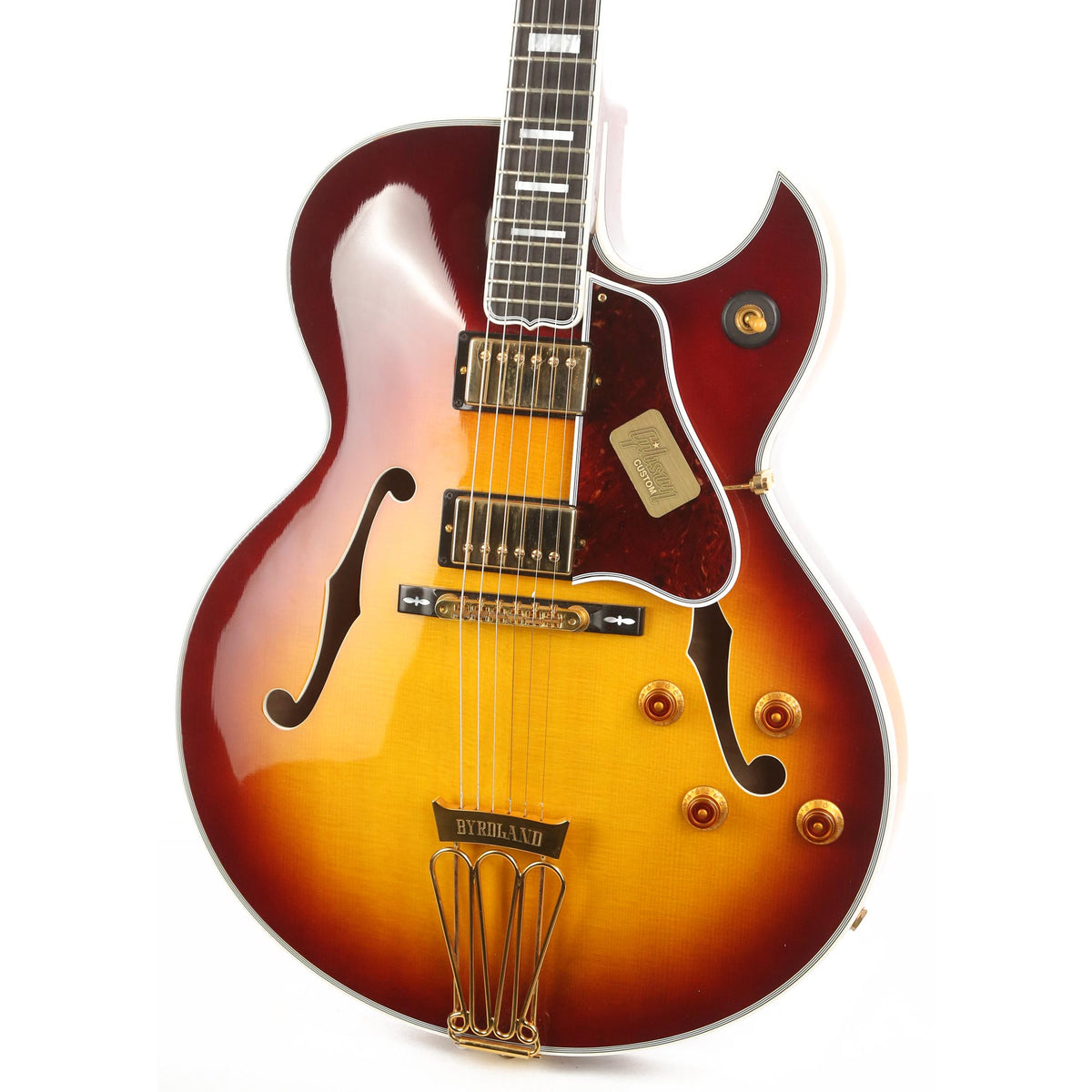 Gibson Custom Shop Byrdland Hollowbody Bourbon Burst 2014 — 7