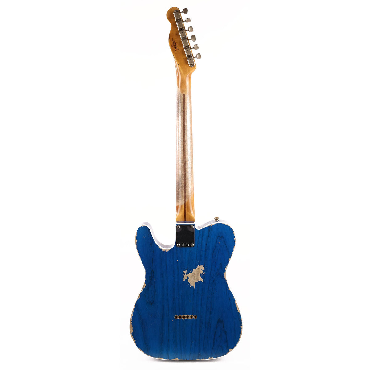 Fender Custom Shop '50s Telecaster Custom Sapphire Blue Transparent Heavy Relic — 3