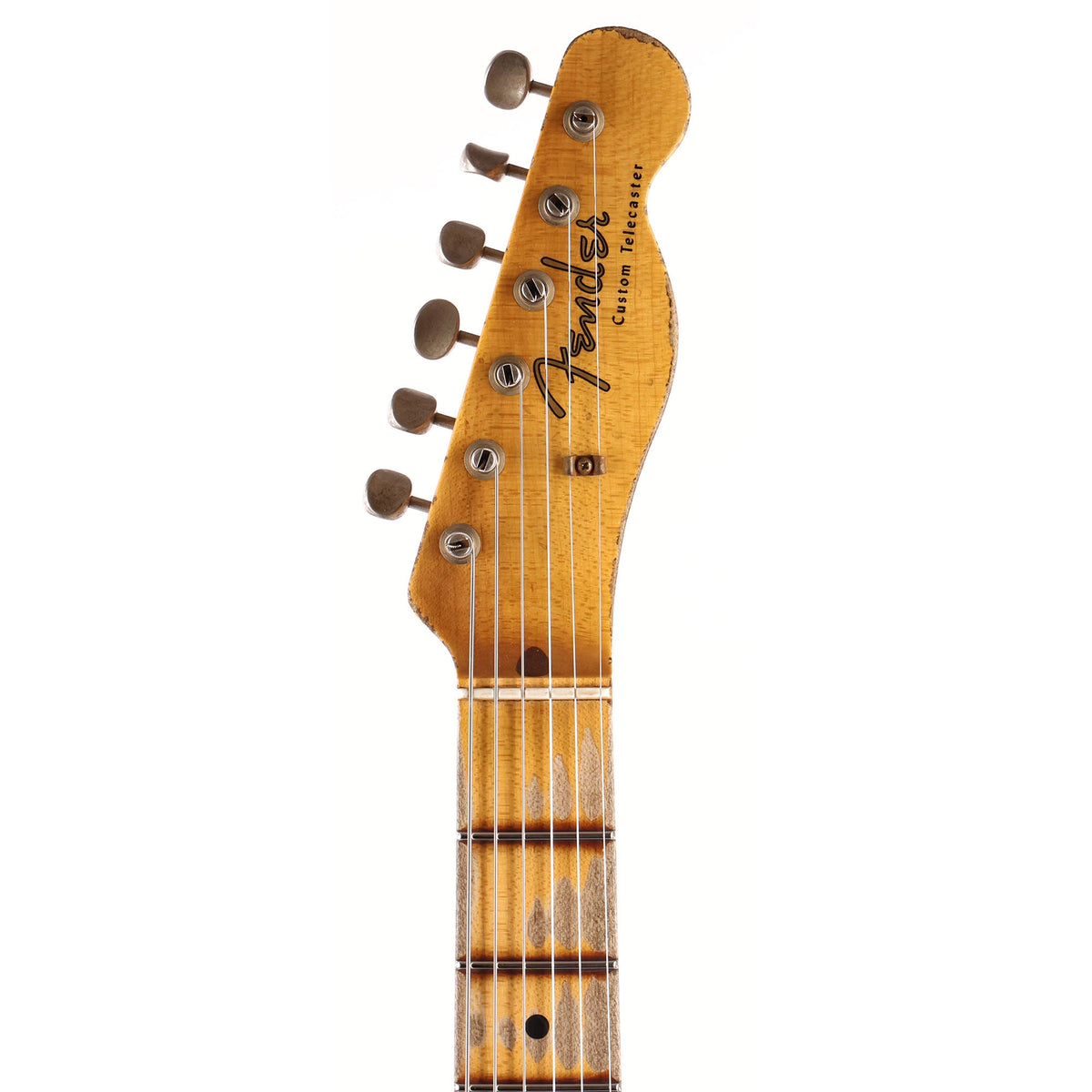 Fender Custom Shop '50s Telecaster Custom Sapphire Blue Transparent Heavy Relic — 4