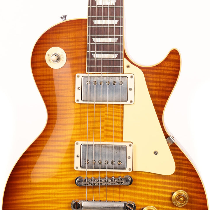 Gibson Custom Shop Monster Neck 1959 Les Paul Double Dirty Lemonburst Made 2 Measure