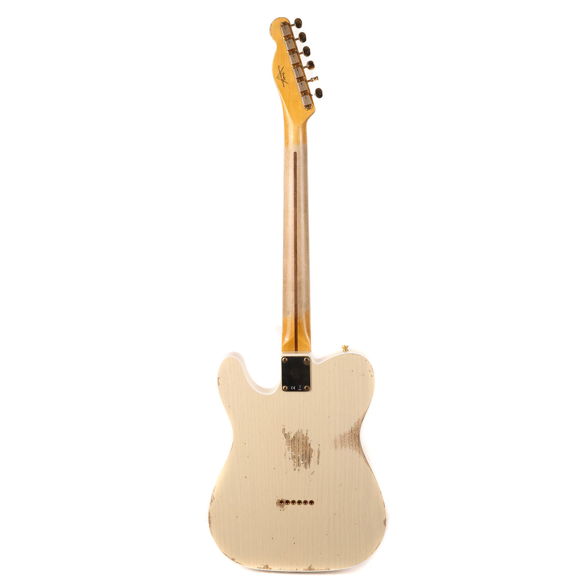 Fender Custom Shop 50s Custom Telecaster Heavy Relic Vintage Blonde — 3