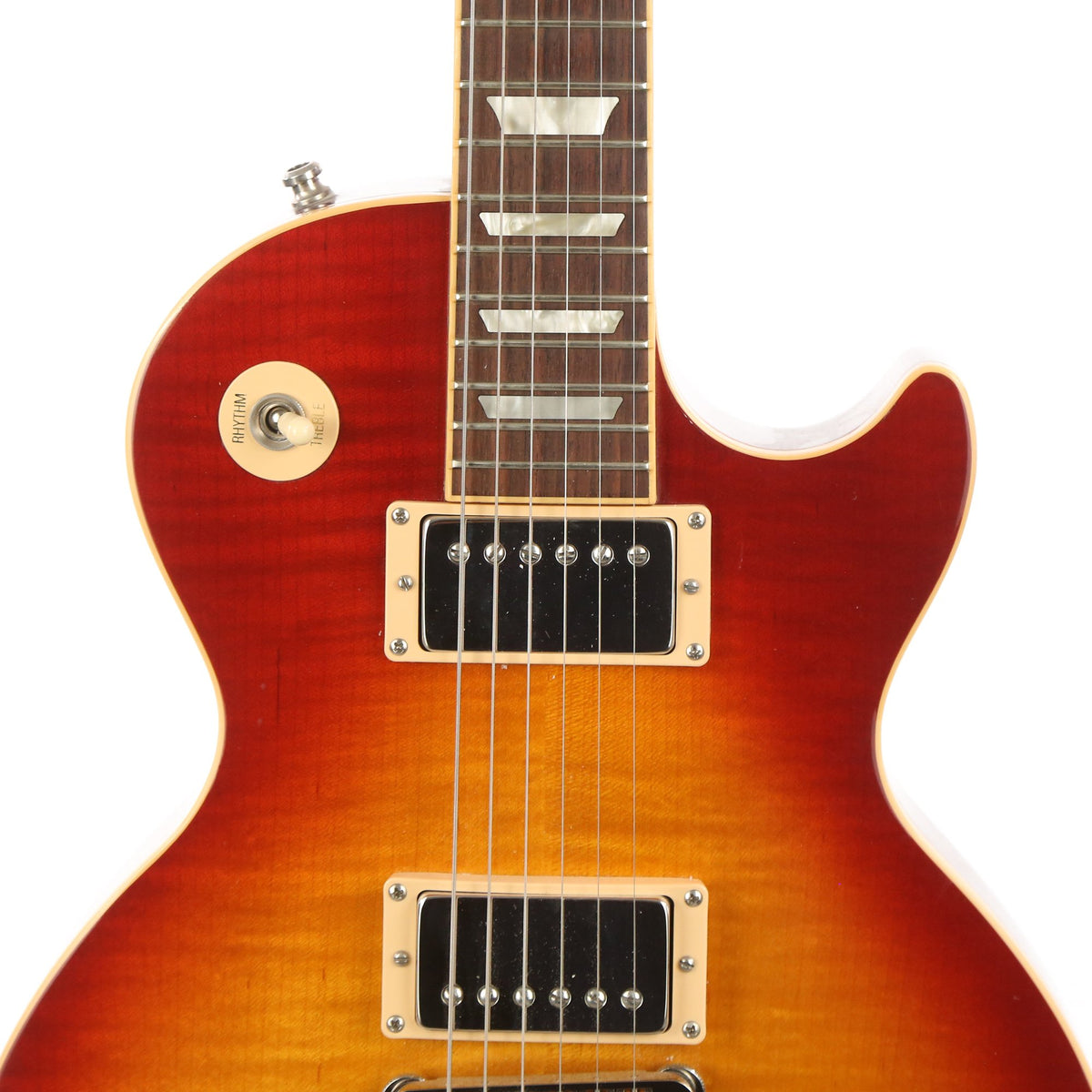 Gibson Les Paul Standard Cherry Sunburst Bare Knuckle Pickups 2007 — 6