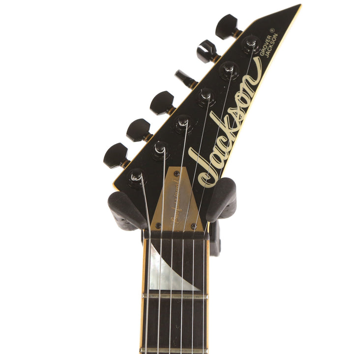 1990s Jackson Rhoads Professional Black with Gold Hardware Made in Japan